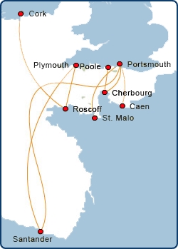 Brittany Ferry Routes