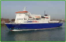 Condor Ferries conventional Ferry Commadore Clipper