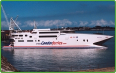 Condor Ferries is a sister ship to the Condor Express (Pictured)
