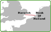 Harwich Hook of Holland Route