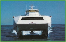 The Stena Line High Speed Ferry Services between Stranraer and Belfast