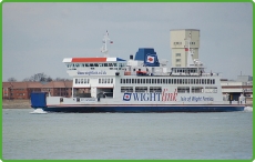 Part of the Wightlink Ferry Fleet MV St Catherine