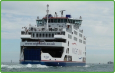 Part of the Wightlink Ferry Fleet MV St Clare