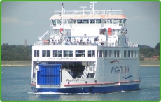 Part of the Wightlink Ferry Fleet MV Wight Light