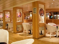 One of the onboard Bar Lounges on the Vessel