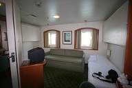 A Typical Cabin on the Pride of Bruges