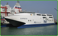 P&O Irish Sea Ferry HSC Express