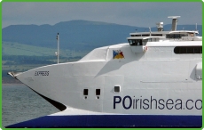 Part of the P&O Irish Sea Ferry Fleet HSC Express