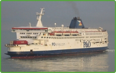 Part of the PO Ferries Fleet Pride of Calais