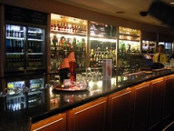 One of the well stocked bars onboard the Pride of Rotterdam