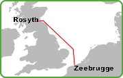 Rosyth Zeebrugge Route