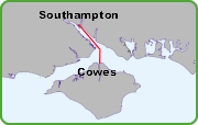 Southampton Cowes Route