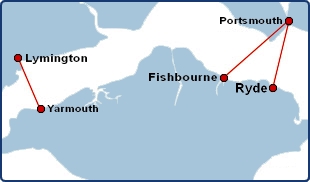 Wightlink Ferries Routes
